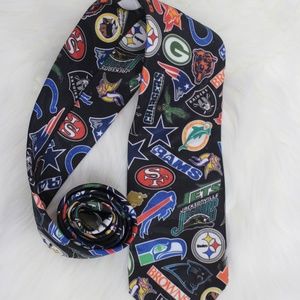 RALPH MARLIN 1994 WALLYWEAR "NFL LOGOS" TIE